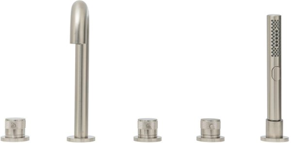 Смеситель на борт ванны Allen Brau Priority 5.AL31FU00QC7-KNBNDC (с внутренней частью) никель браш