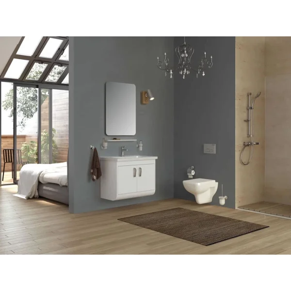 Кнопка смыва Creavit Drop GP200300 для инсталляции, матовый хром