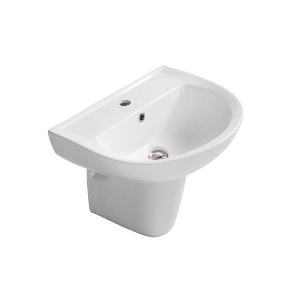 Полупьедестал для раковины AQ5421-00 300*240*340,белый