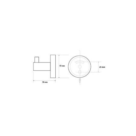 Крючок Bemeta Dark 104106020