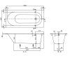 Ванна квариловая Villeroy & Boch Oberon UBQ180OBE2V-96 180х80 см, ярко-белая