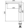 Смеситель Gerhans K14015W для раковины