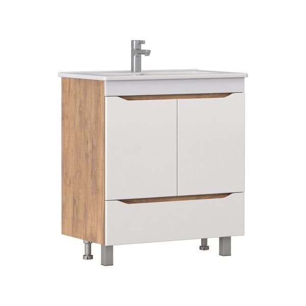 Тумба VIGO Grani 750-2-1 (Оскар) дуб золотой (tn.GRI.OSK.75.2D.1Y дуб золотой)