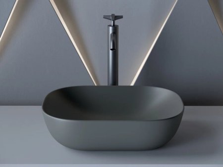 Раковина Ceramica Nova Element CN6009MDH 45.5x32.5x13.5 антрацит матовый темный