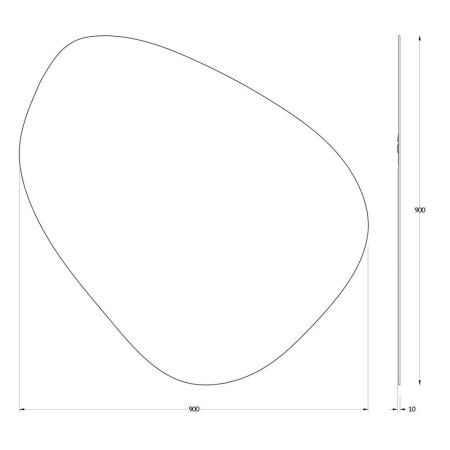 Зеркало Evoform Primary BY 0116 90x90