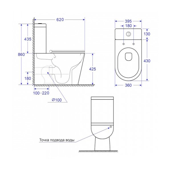 Унитаз напольный Maretti Sofia безободковый с микролифтом, SF10NBM50-844, белый