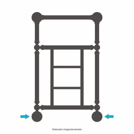 Полотенцесушитель водяной Сунержа Ренессанс 03-0282-6640 660x400 золото