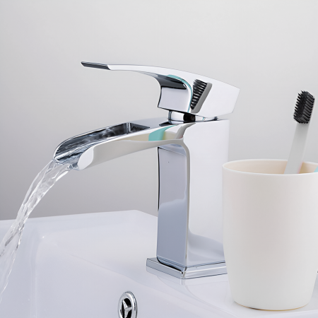 Смеситель для раковины однорычажный Gappo G1007-20, хром