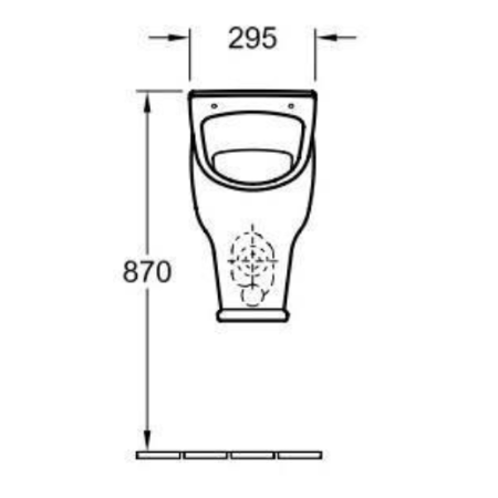 Крышка для писсуара Villeroy & Boch Century 884461R1 белый