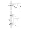 Смеситель для душа Lemark Unit (LM4503C)