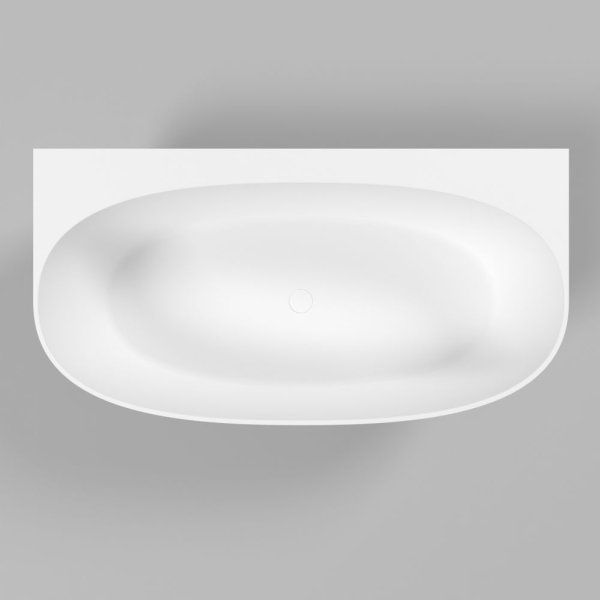 Ванна из искусственного камня Whitecross Pearl A 0214.155080.200 155x80 белый матовый