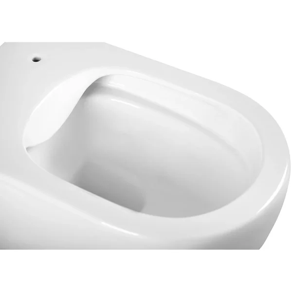 Унитаз подвесной Charus Skandenborg EWC700-125W безободковый, с сиденьем микролифт, белый