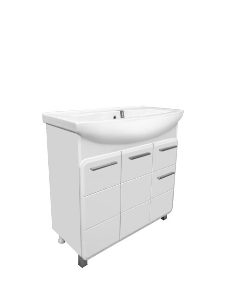 Тумба Runo Эрика 85 под умывальник Элеганс 85 (00-00004915)