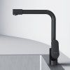 Смеситель для кухни с каналом для питьевой воды, AM.PM Like F8005722 L-излив, черный матовый