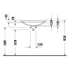 Раковина Duravit D-Neo 0358600079 60x44 белый