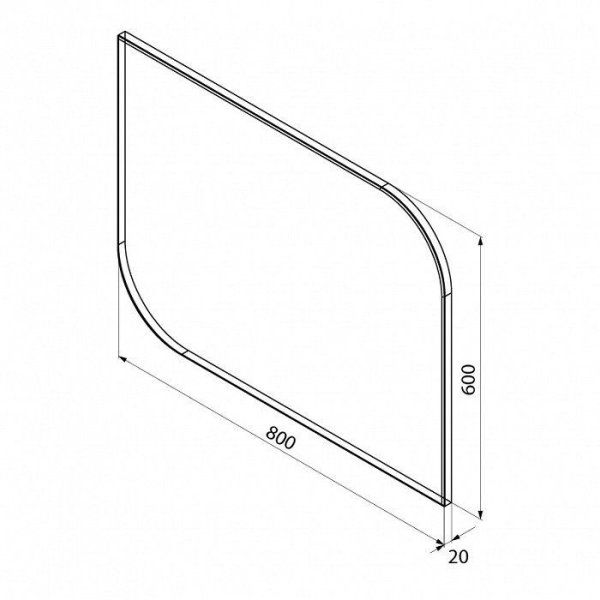 Зеркало IDDIS Calipso 80 (CAAZL8XN00HZ0iGR98FF)