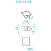 Душевой трап RGW Shower Drain SDR-13 15x15
