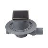 Душевой трап Pestan Confluo Standart Dry 2 Black Glass 13000102 полированная сталь