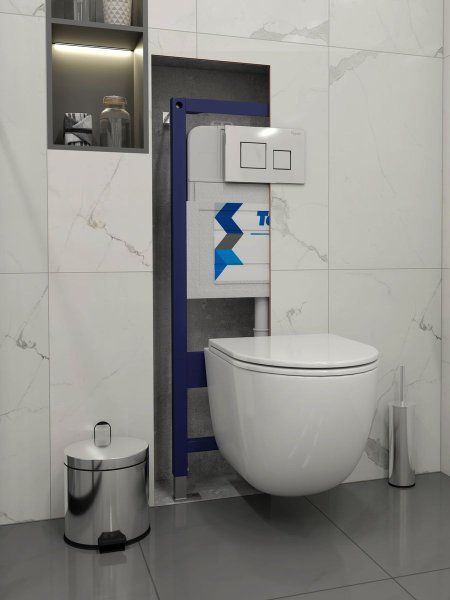 Клавиша смыва Teymi Kati, двойной смыв, хром глянец T70701CH