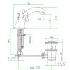 Смеситель для раковины Webert Armony AM700108060, медь