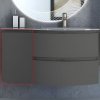 Шкаф Cezares Vague 54907 34 L grigio talpa opaco