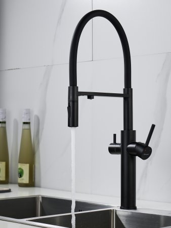 Смеситель для кухни Shevanik S478H, Черный