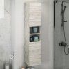 Шкаф-колонна COMFORTY "Верона-35" дуб белый