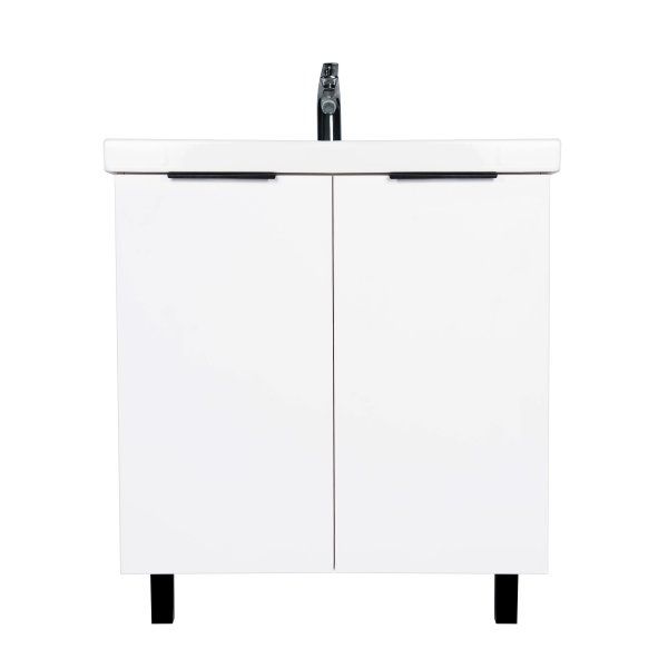 Тумба VIANT "Берлин" MODUO 80 2 ств белая 441х766х820 (VBER80MDBEL-T2ST)