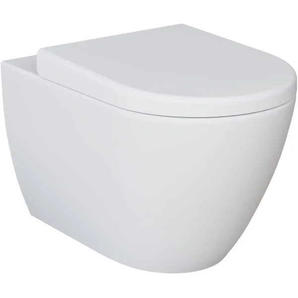 Унитаз подвесной Ambassador Queen 113T20101R безободковый, белый матовый