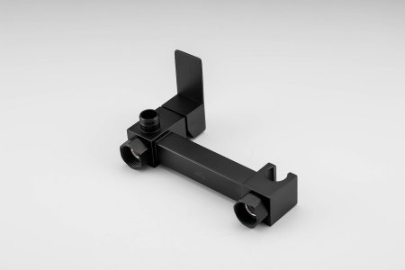 Смеситель с гигиеническим душем Frap F7504-6, однорычажный, черный