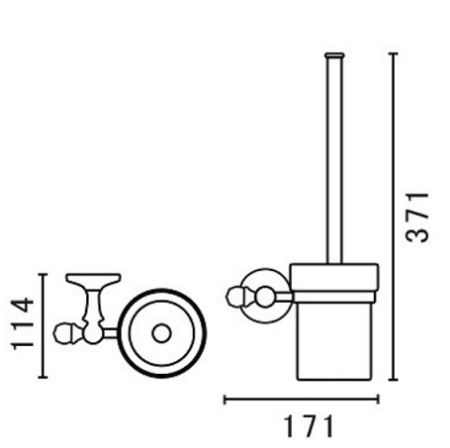 Ершик Art&Max Antic AM-2681AL хром