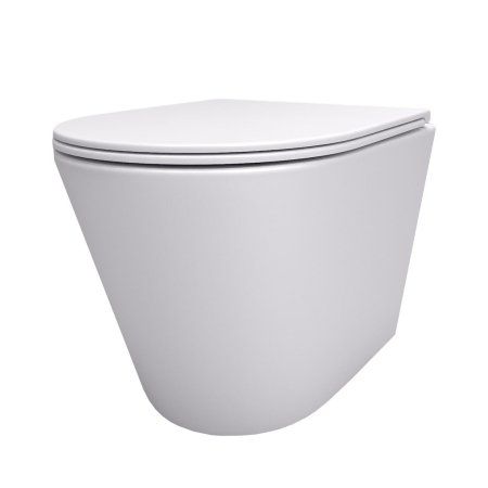 Унитаз подвесной Teymi Solli безободковый, сиденье микролифт T40201