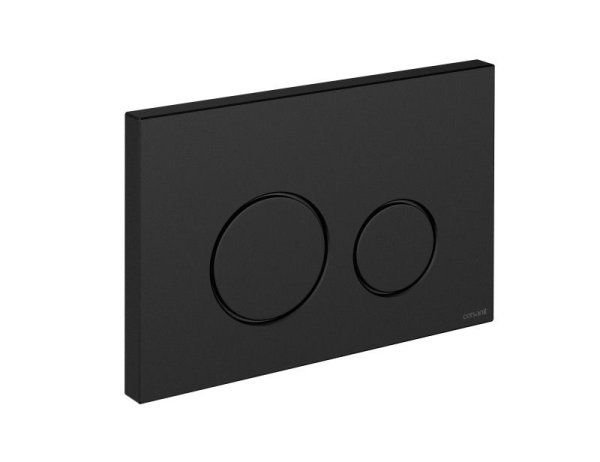 Кнопка TWINS для Cersanit LINK PRO/VECTOR/LINK/HI-TEC пластик черный матовый 63525