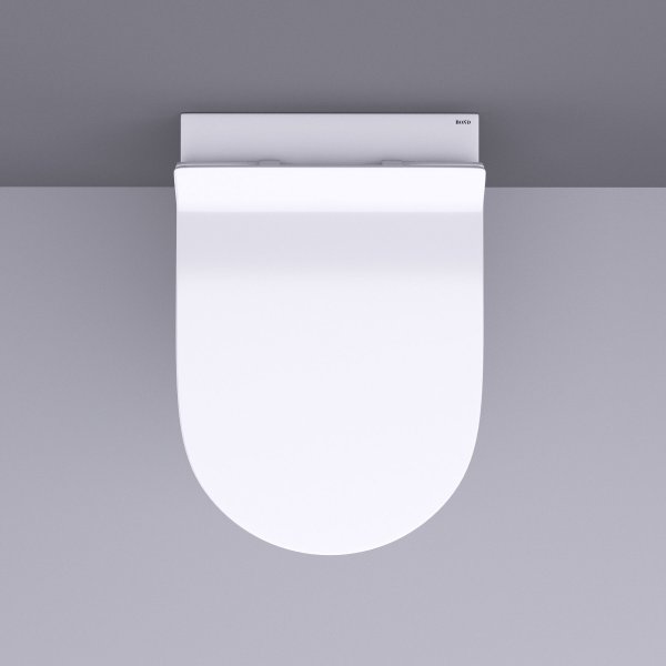 Унитаз подвесной безободковый белый с сиденьем с микролифтом BOND F01-10