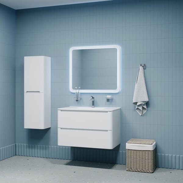 Пенал подвесной, 35 см, белый, Edifice, IDDIS, EDI35W0i97