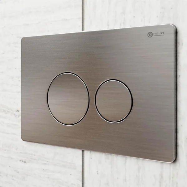 Кнопка смыва Point Виктория PN44061SB для инсталляции, нержавеющая сталь