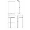 Зеркало COMFORTY "Асти-40" дуб темно-коричневый
