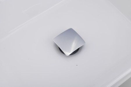 Донный клапан для раковины с переливом Frap F60-2, хром