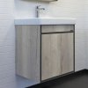 Тумба-умывальник COMFORTY Comforty Вена 55 дуб дымчатый с раковиной Адриана 55