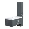 Шкаф-пенал La Fenice Cubo FNC-05-CUB-G-30 Grigio серый матовый