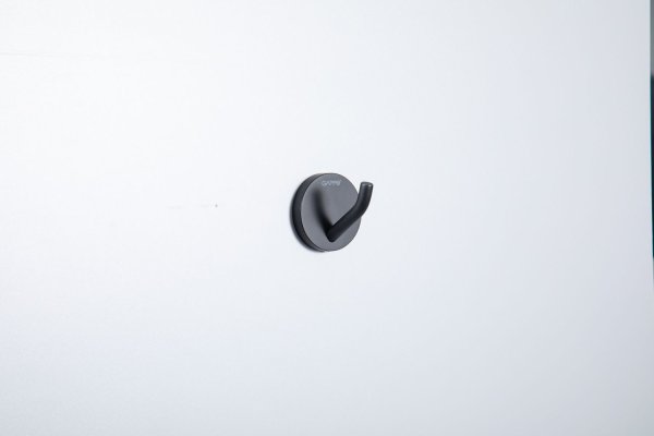 Крючок для ванной комнаты Gappo G3KQ07EA05AV-1PR6, черный матовый