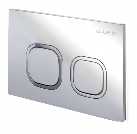 Клавиша смыва для инсталляции Esbano LPS-10SC хром