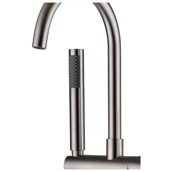 Смеситель напольный для ванны Grocenberg GB900BG, графит