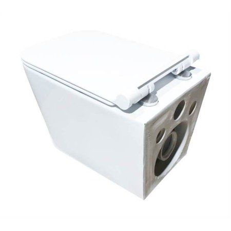 Унитаз подвесной Cerutti SPA Maiella Aria CT7402 микролифт