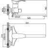 Смеситель Ledeme L2202B-01 хром