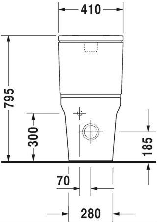 Унитаз-компакт Duravit P3 Comforts 2167090000 универсальный выпуск