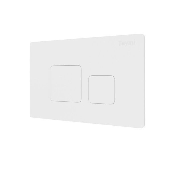 Клавиша смыва Teymi Kati, двойной смыв, белый матовый T70021WM