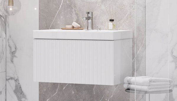 Тумба подвесная Velvex Compo 70.1Y, белый (tp.COM.9696.70.1Y белый глянец)