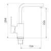Смеситель Ledeme L4030-2 хром