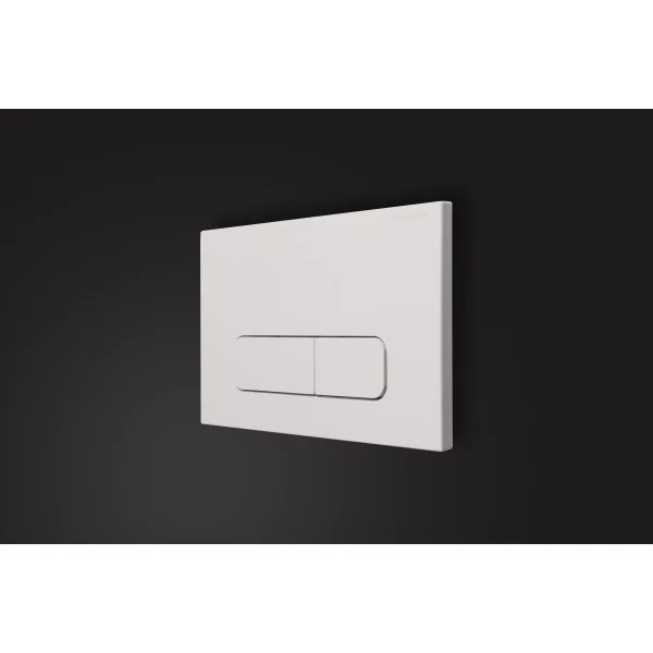 Кнопка смыва Charus Elegia FP.320.12.01 для инсталляции, белый матовый